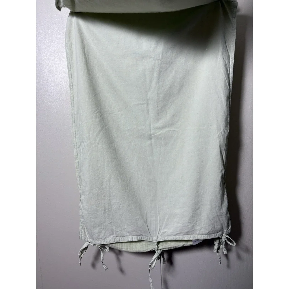 Pottery Barn Dorm Set Of 2 Sage Green Gauze Pillow Sham Standard 20x26 Coastal